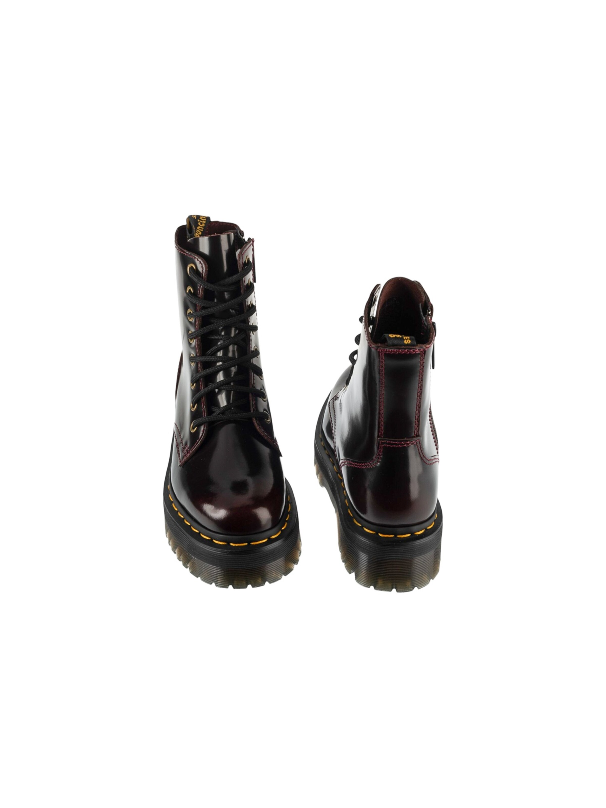Dr. Martens Booties 'Jadon 8 Eye Boot' in Red