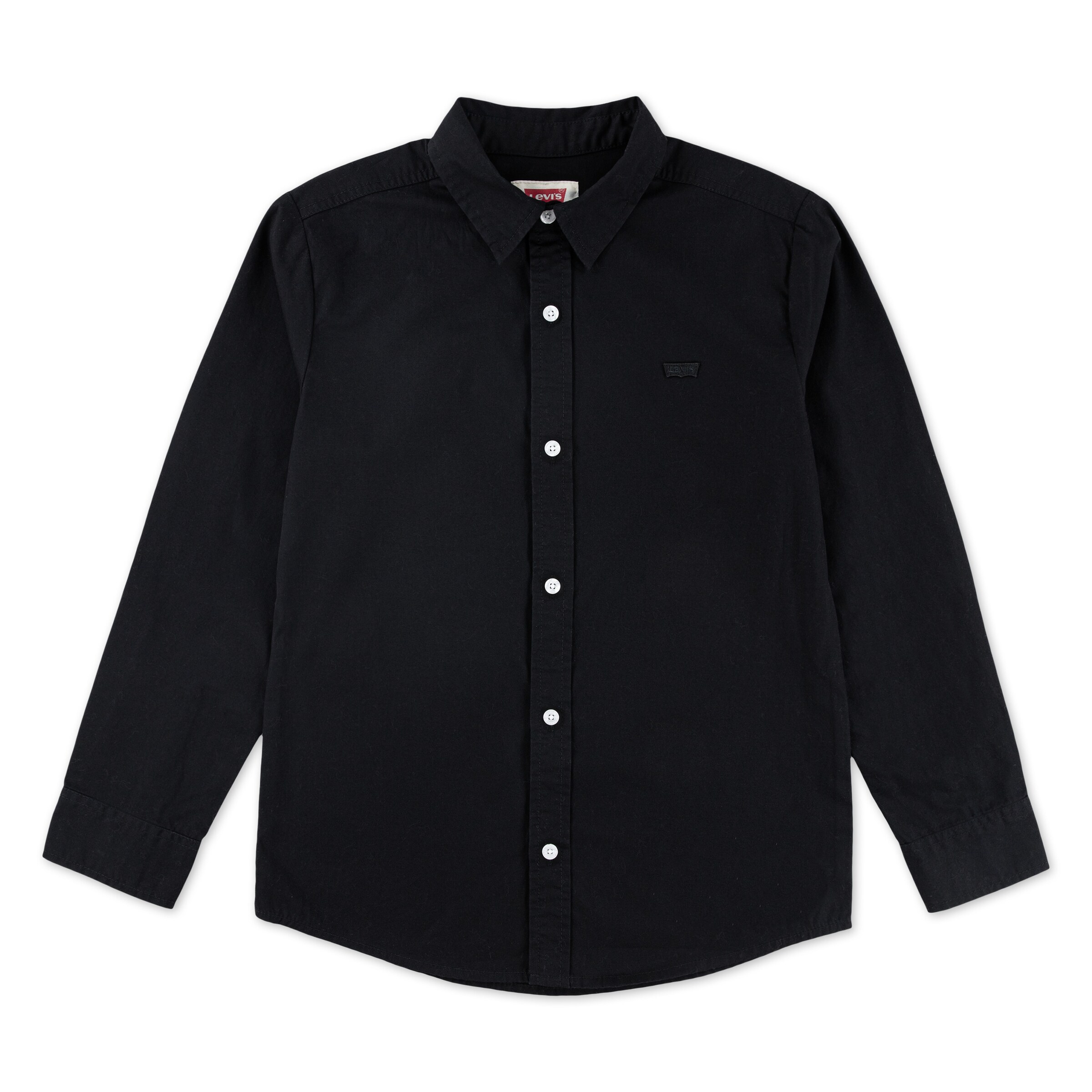 Levi's Kids Button Up Shirt in Black: front