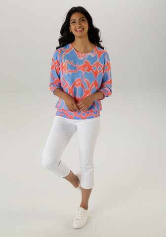 Aniston SELECTED Bluse in Blau