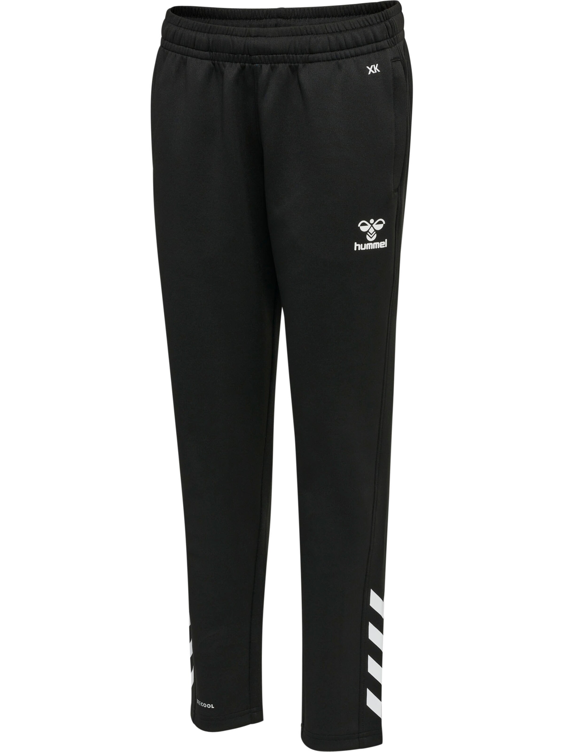 Hummel Slimfit Sporthose in Schwarz