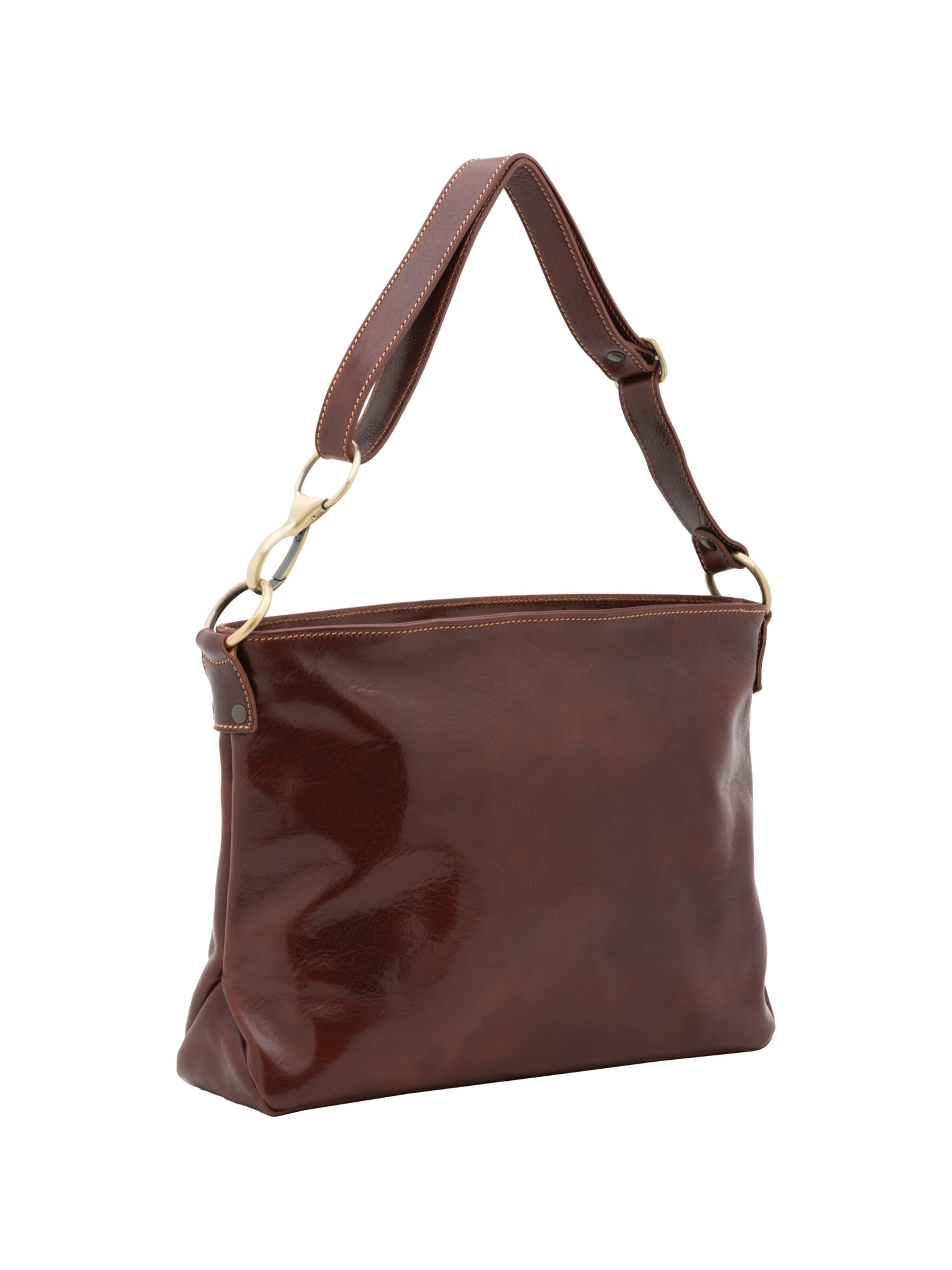 Viola Castellani Shoulder Bag in Brown: front
