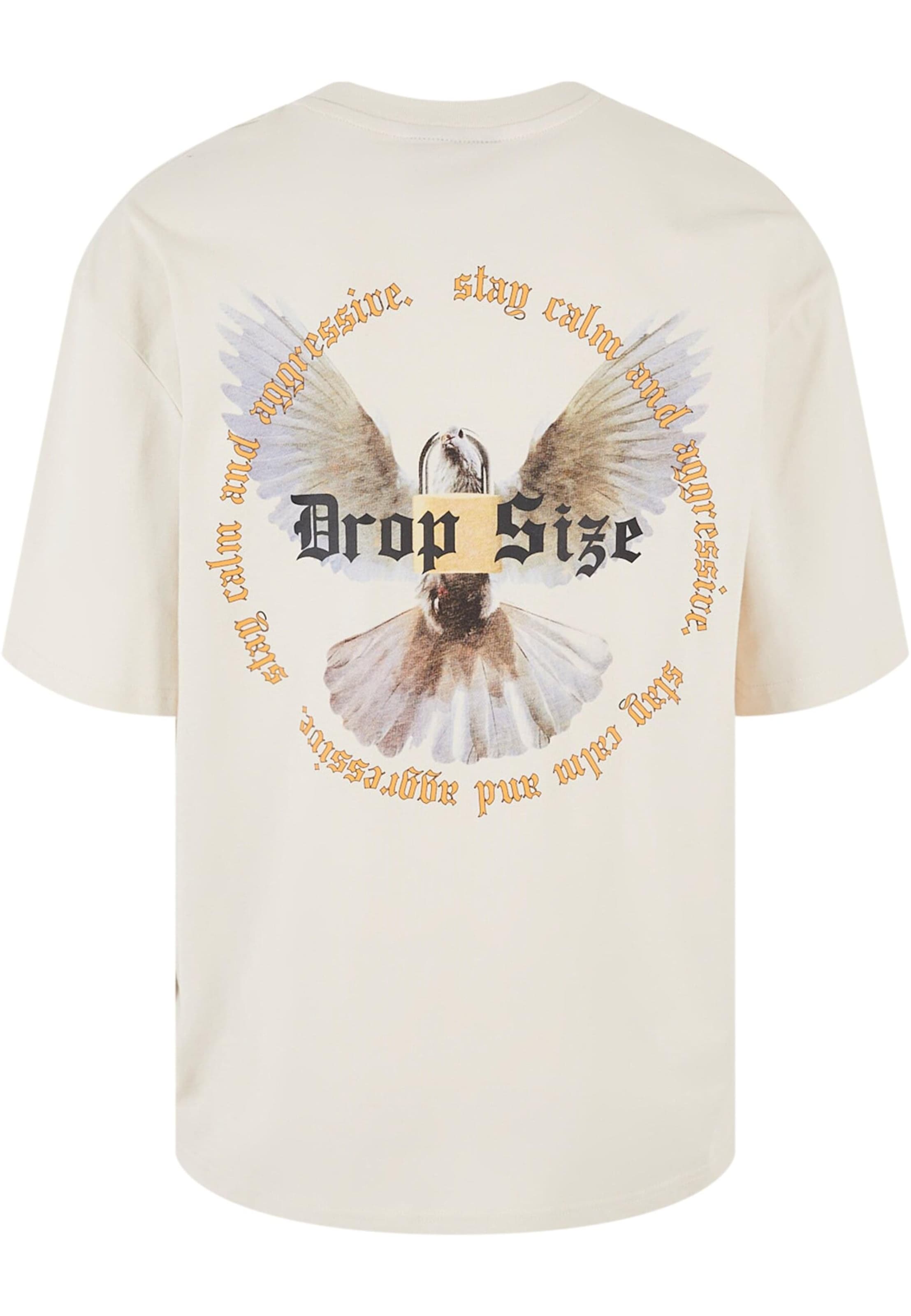 Dropsize Shirt 'Dove 2.0' in Beige