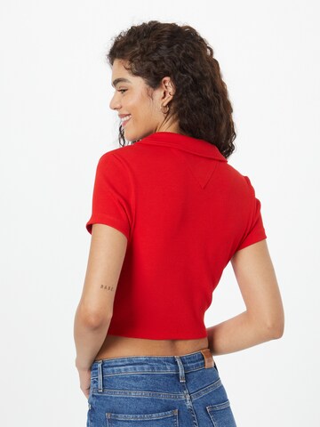 T-shirt Tommy Jeans en rouge