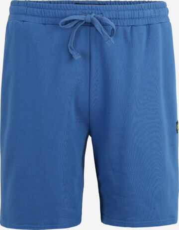 Lyle & Scott Big&Tall Regular Broek in Blauw: voorkant