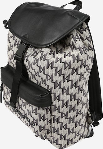 Karl Lagerfeld Rucksack in Grau: predná strana