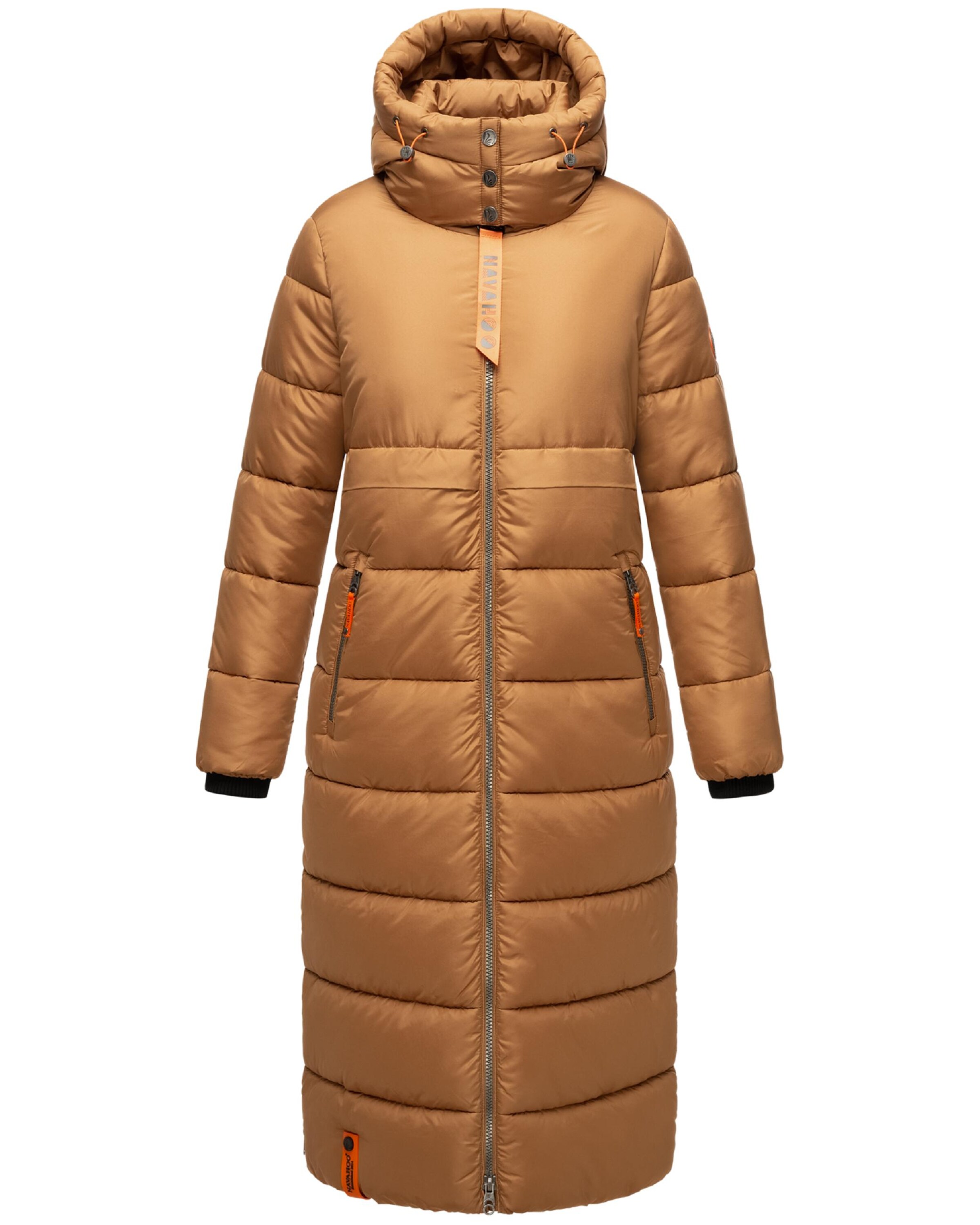 NAVAHOO Winter coat in Brown: front