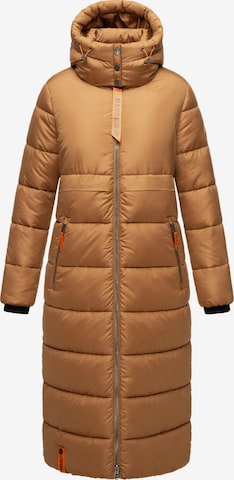 NAVAHOO Winter Coat in Brown: front