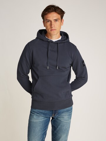Calvin Klein Jeans - Sudadera en azul: frente
