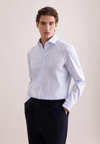 SEIDENSTICKER Regular fit Zakelijk overhemd in Blauw: voorkant