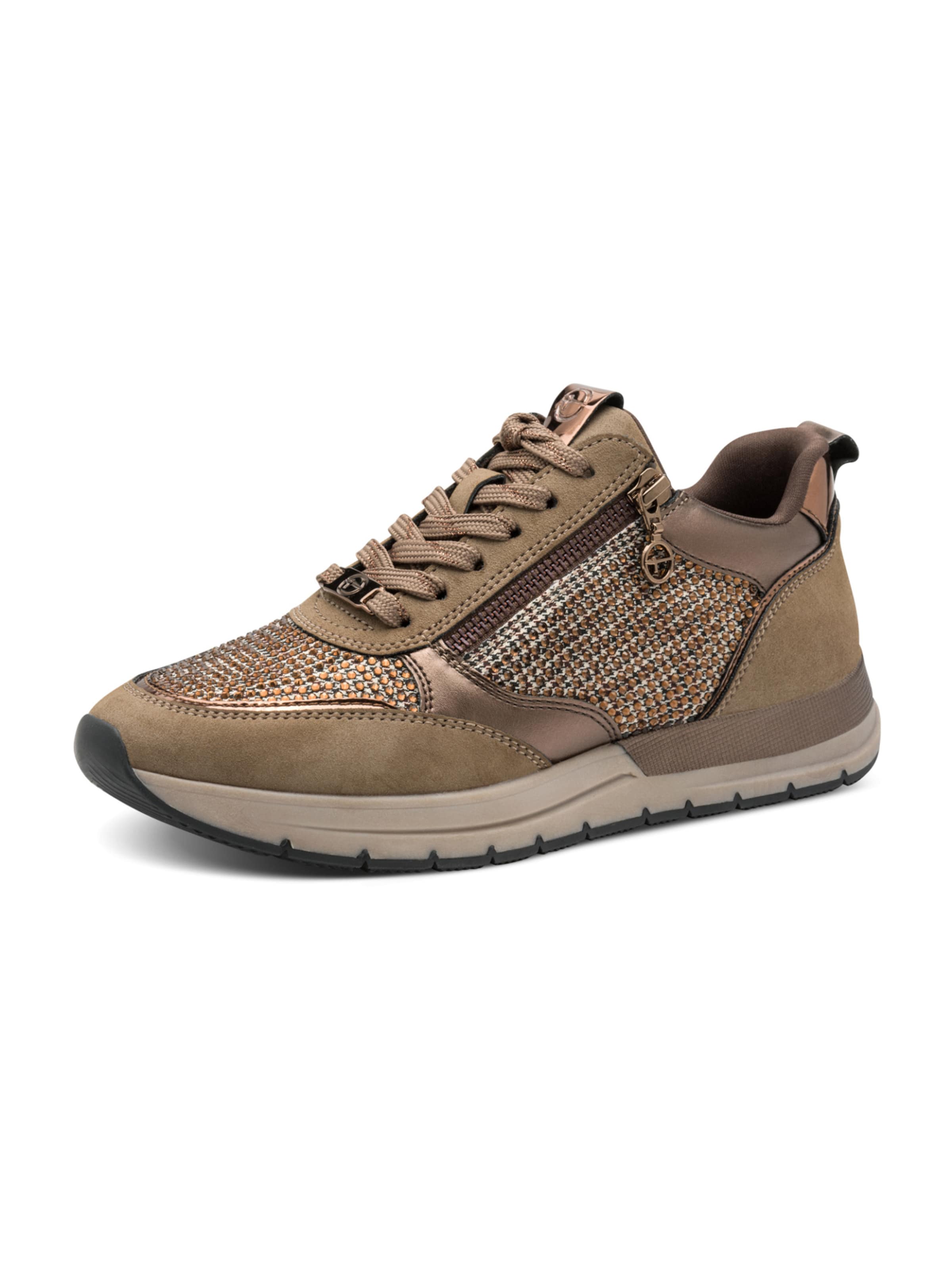 Tamaris Sneakers in Bronze: front