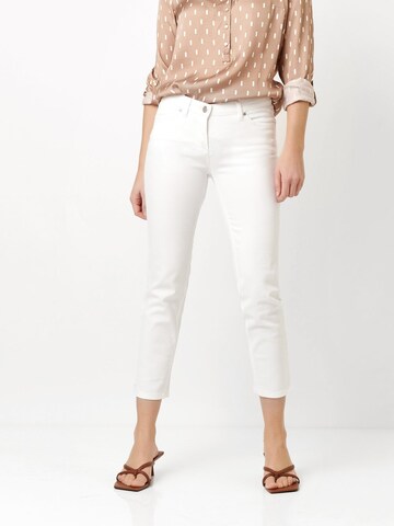 TONI Slimfit Jeans in Weiß: Vorderseite