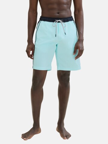 TOM TAILOR Board Shorts in Blue: front