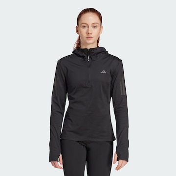 ADIDAS PERFORMANCE - Camiseta funcional 'Own The Run' en negro: frente