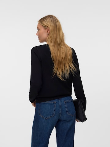 VERO MODA Knit Cardigan 'VMSilje' in Black
