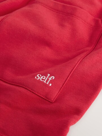 self. Regular Broek in Rood