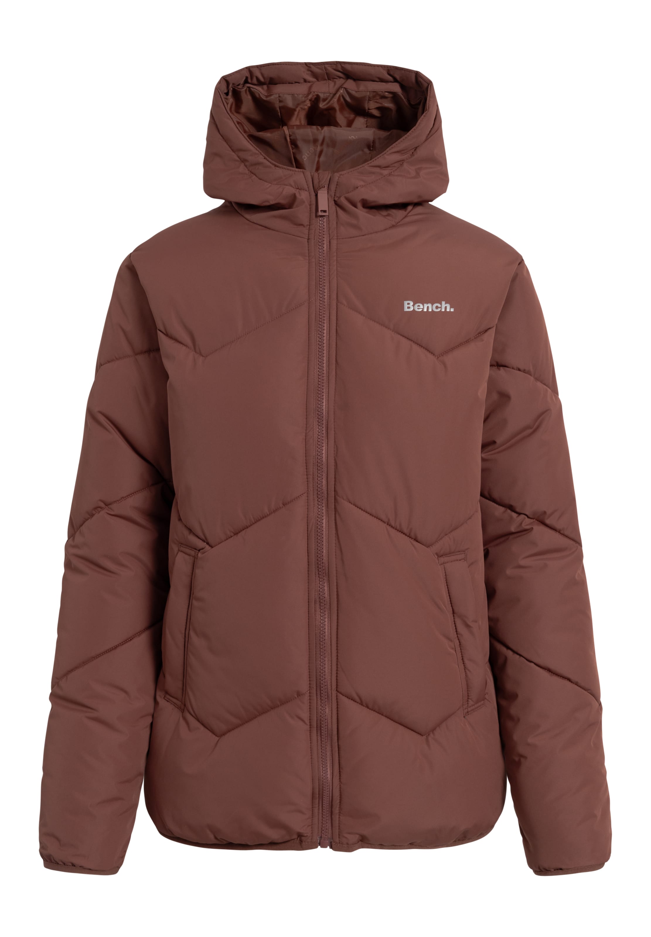 BENCH Winterjacke in rostbraun / grau, Produktansicht