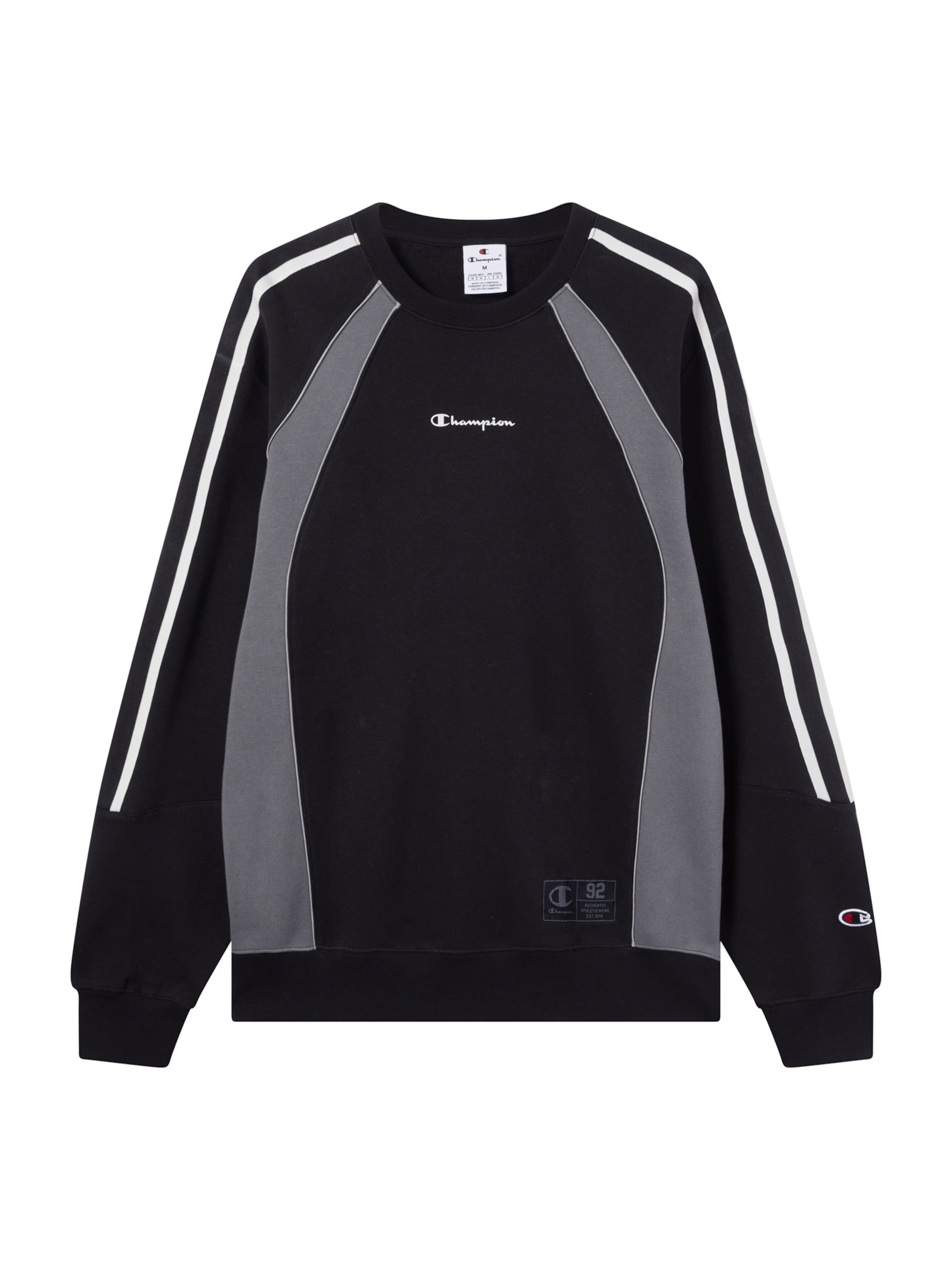Champion Authentic Athletic Apparel - Sweatshirt em preto: frente