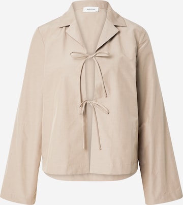 modström Blouse 'Harmonie' in Beige: voorkant