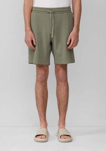 QS Regular Broek in Groen: voorkant