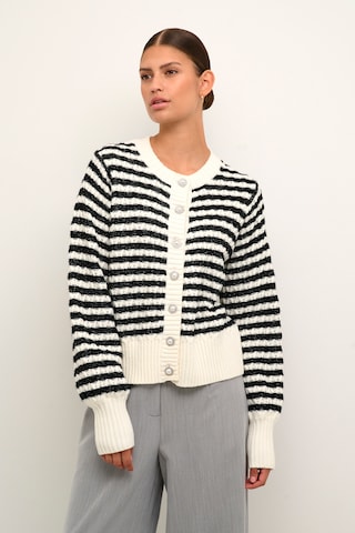 KAREN BY SIMONSEN Knit Cardigan 'Maui' in White: front