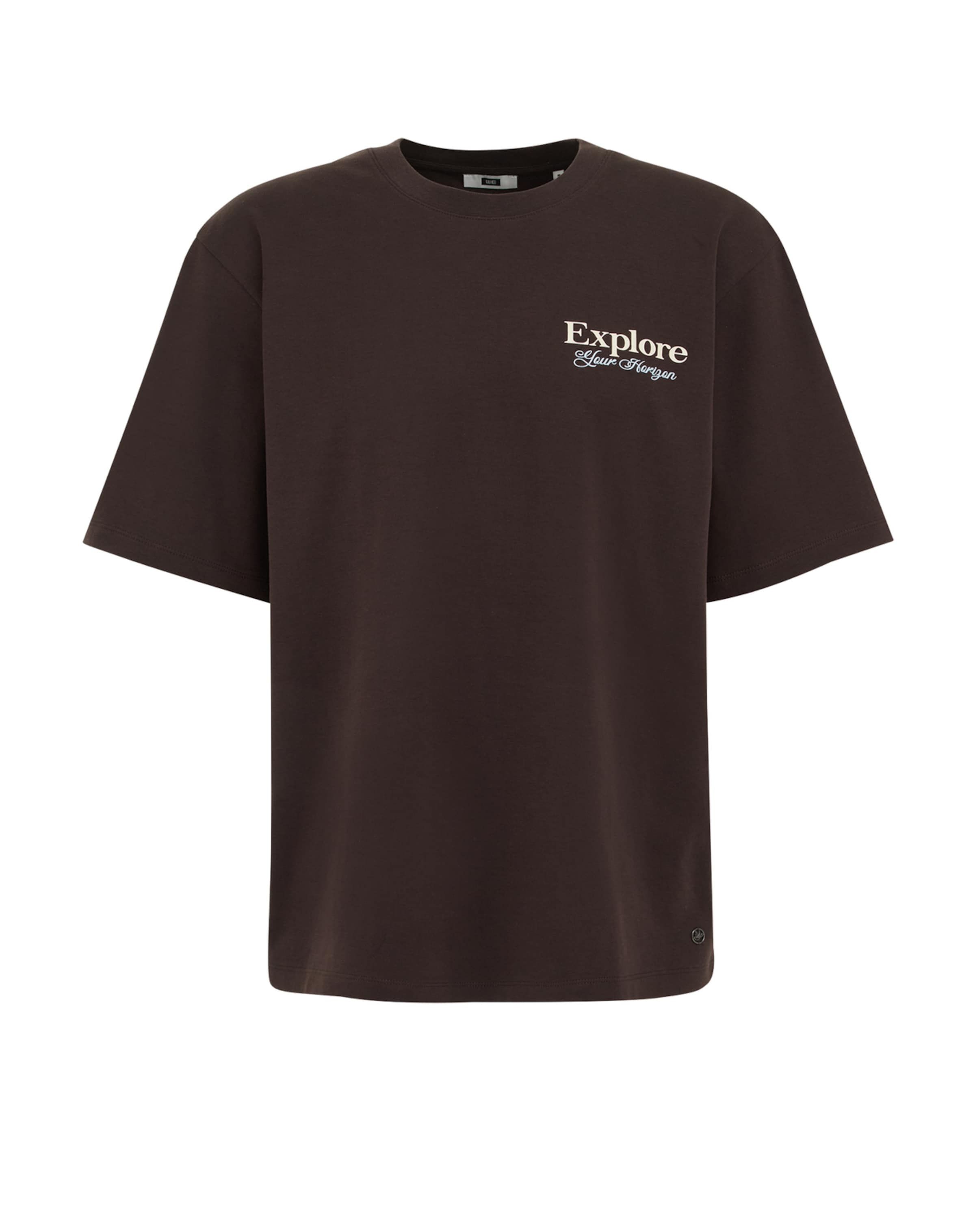 WE Fashion Shirt in Brown: front