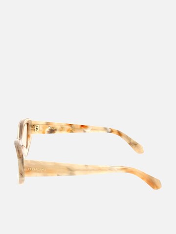 FERRAGAMO - Gafas de sol en beige
