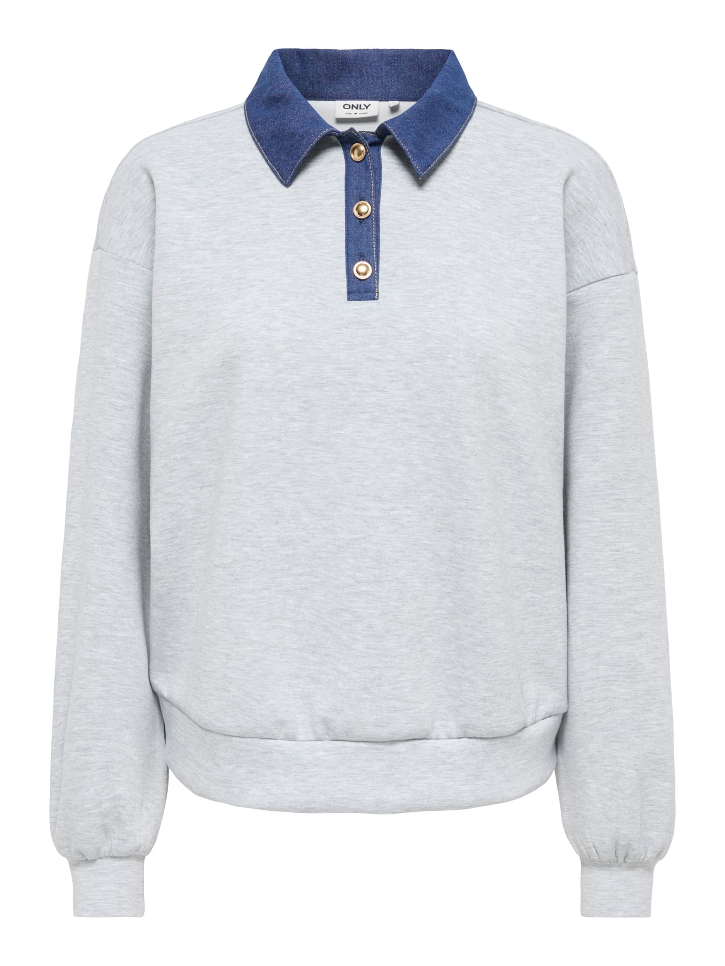 ONLY Shirt 'Scarlet' in XS in de kleur Grijs, Productweergave