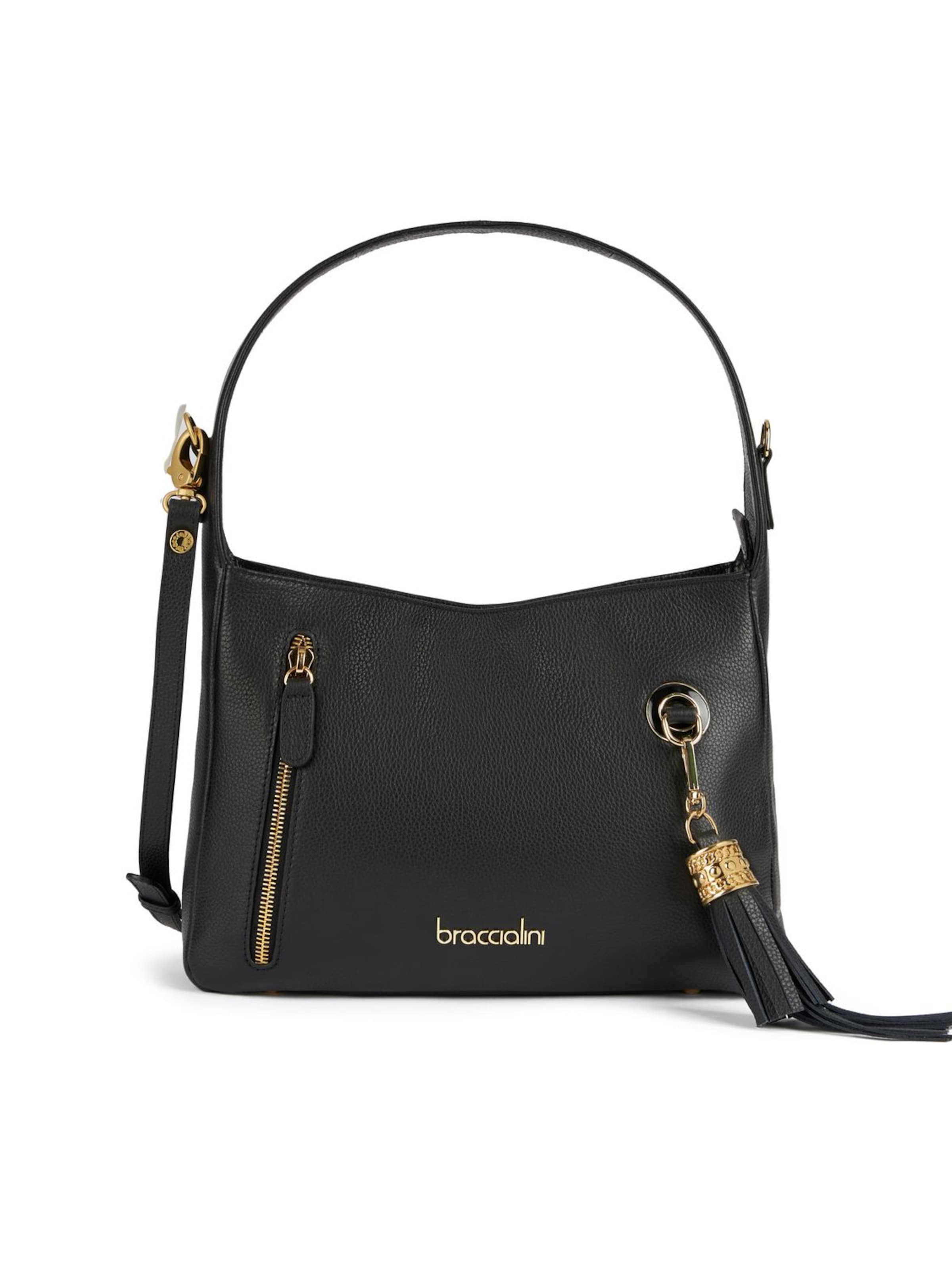 Braccialini Schultertasche 'Margot'‌‌‌‌‌‌‌ in Schwarz: Vorderseite