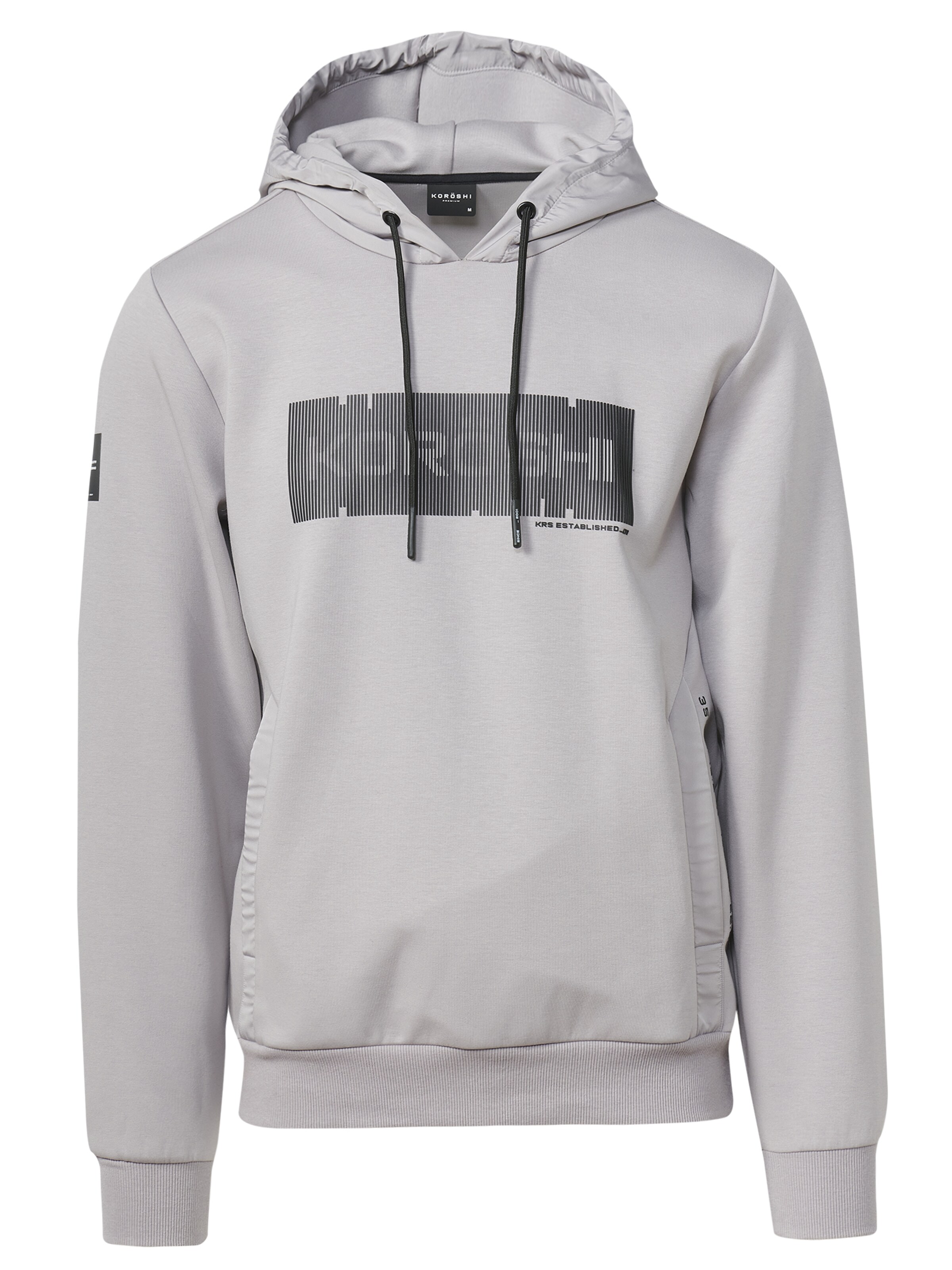 KOROSHI Sweatshirt i grå: framsida