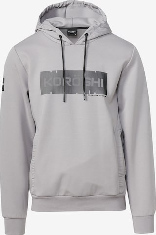 KOROSHI Sweatshirt i grå: framsida