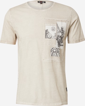 Key Largo Särk 'Wheels', värv beež: eest vaates