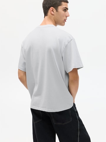 T-Shirt Pull&Bear en blanc : devant
