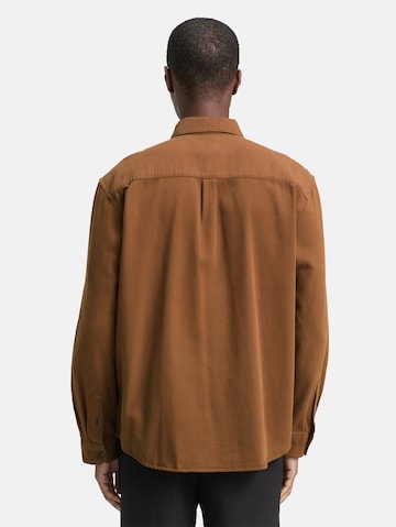 Fit confort Chemise TOM TAILOR DENIM en marron