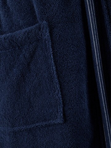 BOSS Home Long Bathrobe 'EDGE' in Blue