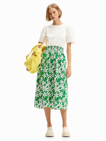 Desigual - Vestido em branco: frente