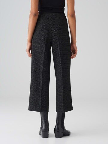 OPUS Wide leg Pleated Pants 'Misha' in Black