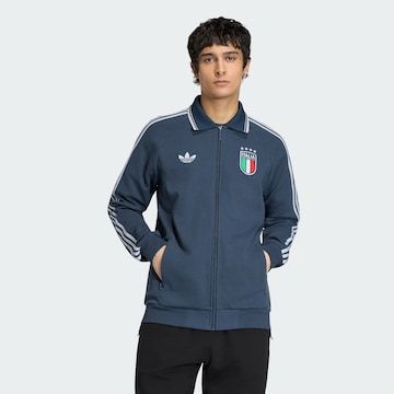 ADIDAS PERFORMANCE Trainingsjack 'Italy Away Anthem' in Blauw: voorkant