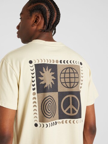 QUIKSILVER Funkcionalna majica 'PEACE PHASE' | bež barva