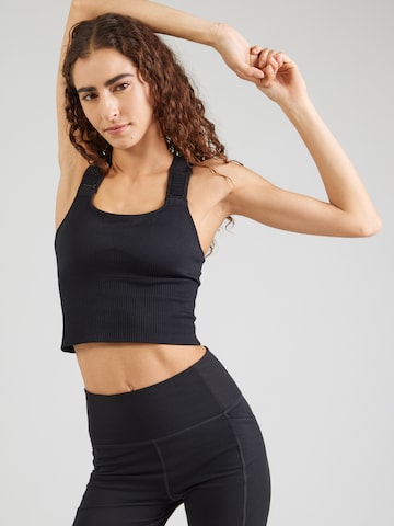 melns Aim'n Bezvīļu Sporta krūšturis: no priekšpuses