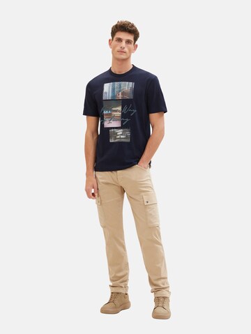 Tricou de la TOM TAILOR pe albastru