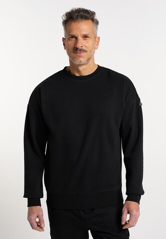 DreiMaster Vintage Sweatshirt in Zwart: voorkant