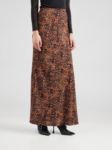 Miss Selfridge Skirt in Brown: front
