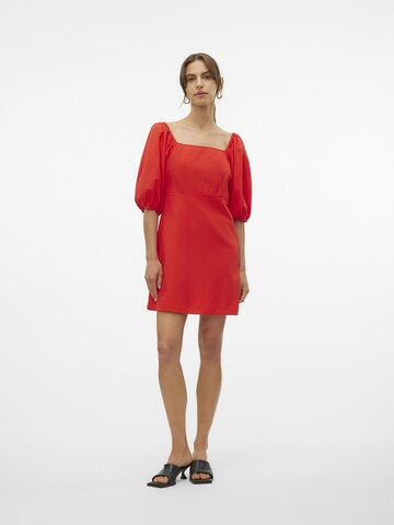 VERO MODA Kleid 'VMMina' in Rot