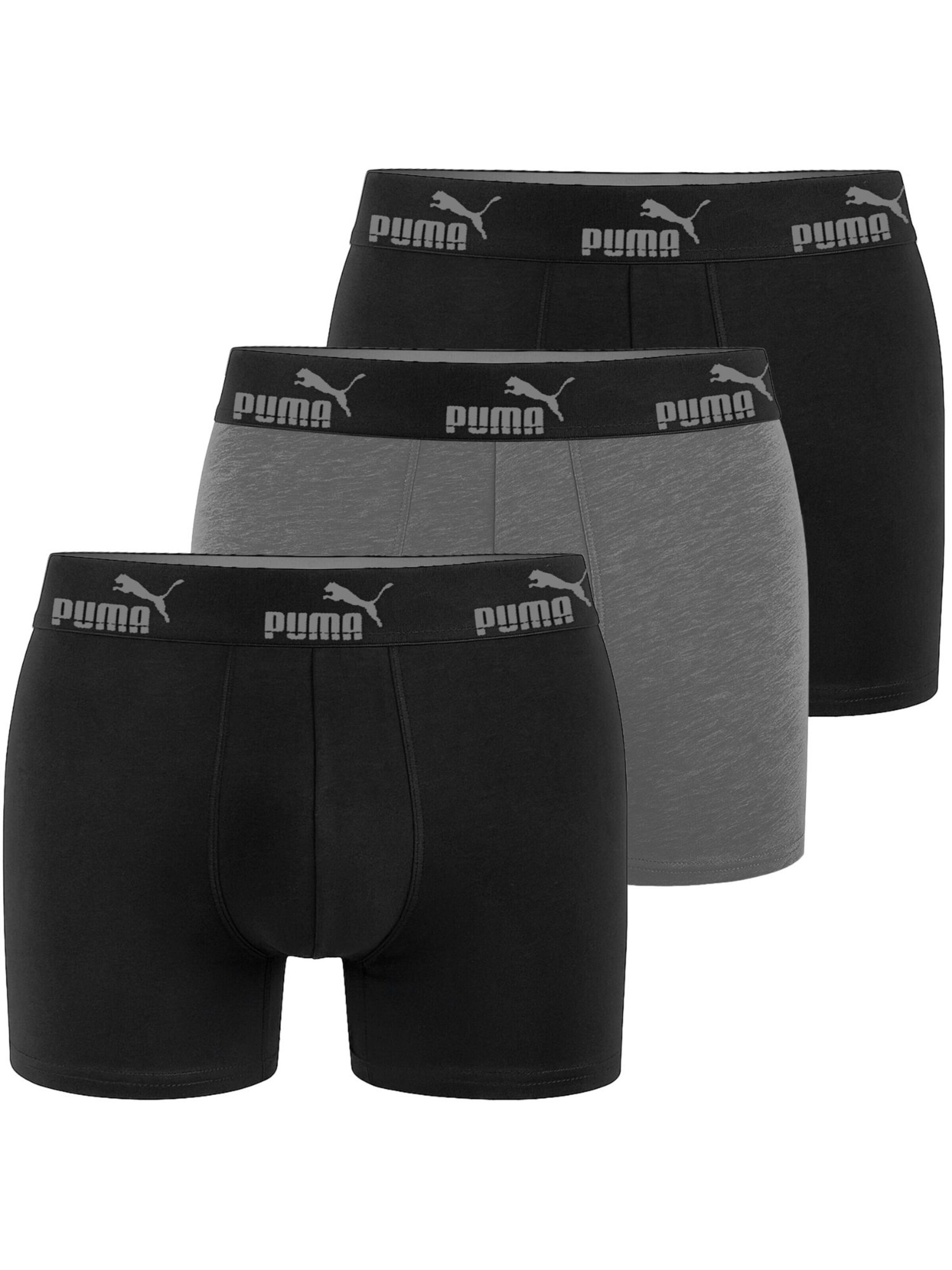 PUMA Bokserki w kolorze czarny: przód