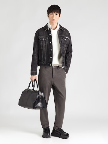 Slimfit Pantaloni chino 'Superflex' di Lindbergh in nero