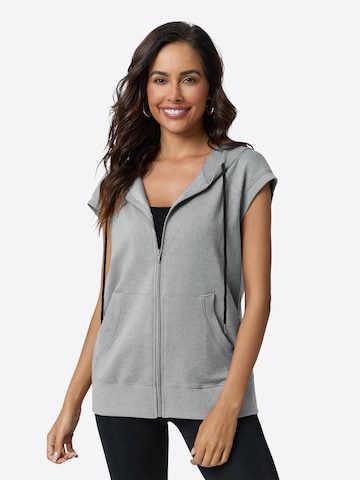 Imily Bela Суичъри с качулка в сиво: отпред