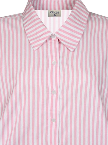 ze-ze Shirt 'Cira 002' in Pink