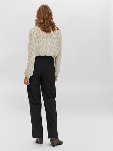 VERO MODA Wide Leg Bukser med fals 'Becky' i sort