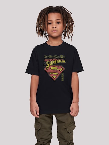 T-Shirt 'DC Comics Superman Shield' F4NT4STIC en noir : devant