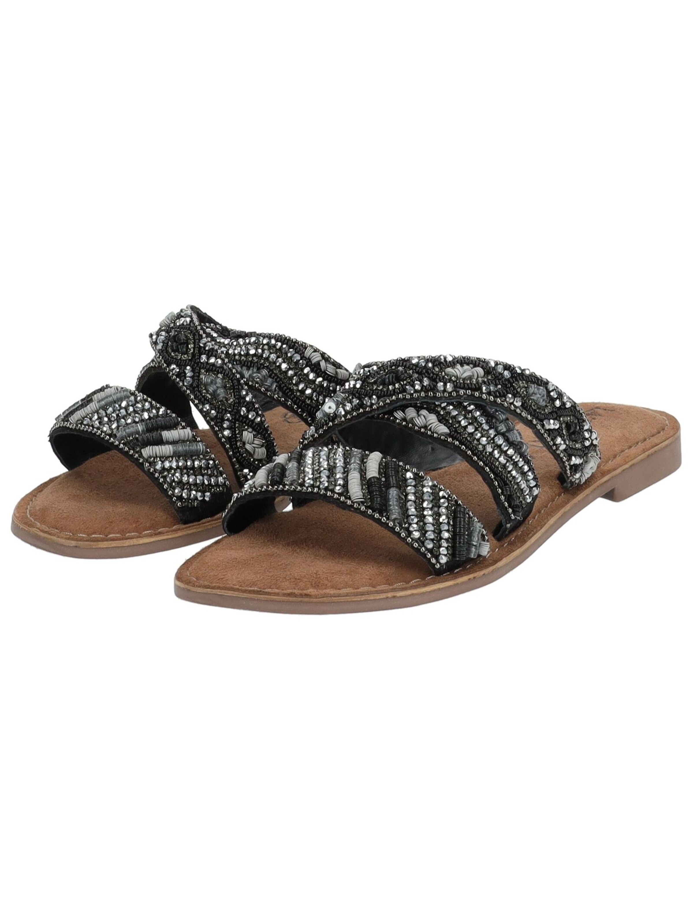 LAZAMANI Mules in Black